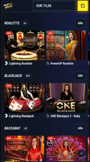 PlayBaze – uvítací bonus a nabídka online automatů