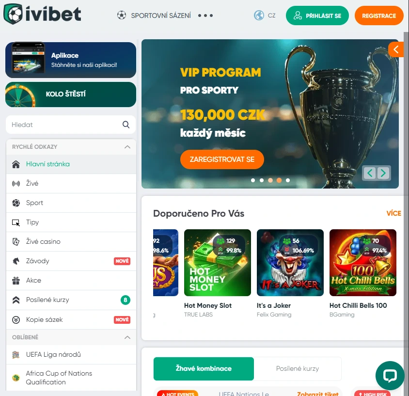 IviBet – licence MGA a podmínky výběru výher